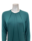 11961 Teal Green Tucks Modal Pull On Nightgown