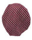 Revaz Burgundy Mini Shapes Pre-Tied Bandanna with Velvet Grip