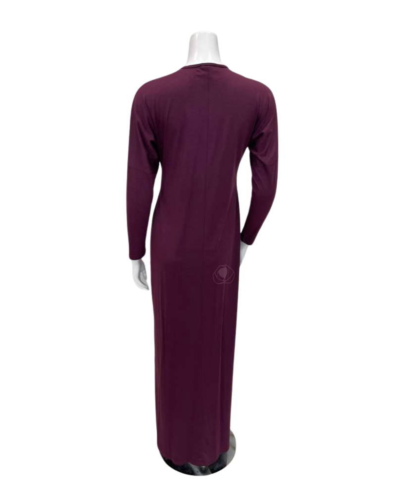 Pen-ky Cherry Flower Bursts Button Down Cotton Blend Nightgown