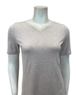 Oh! Zuza Beige V Neck Modal Short Sleeves with Leggings Pajamas Set