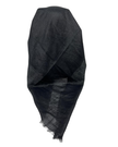 It's Younique Solid Black Shimmer Pre-Tied Open Back Bandanna with Velvet Grip