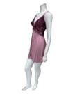 Oh! Zuza Lilac Lace Modal Chemise