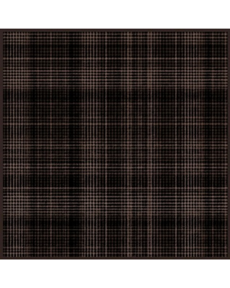 Cherie Brown Plaid Short Tails Pre-Tied Bandanna