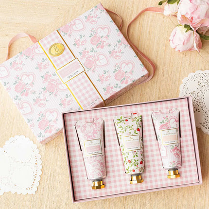 8 Oak Lane EHNDC-023 Sweetheart Blooms 3pcs Hand Cream Set Myselflingerie.com