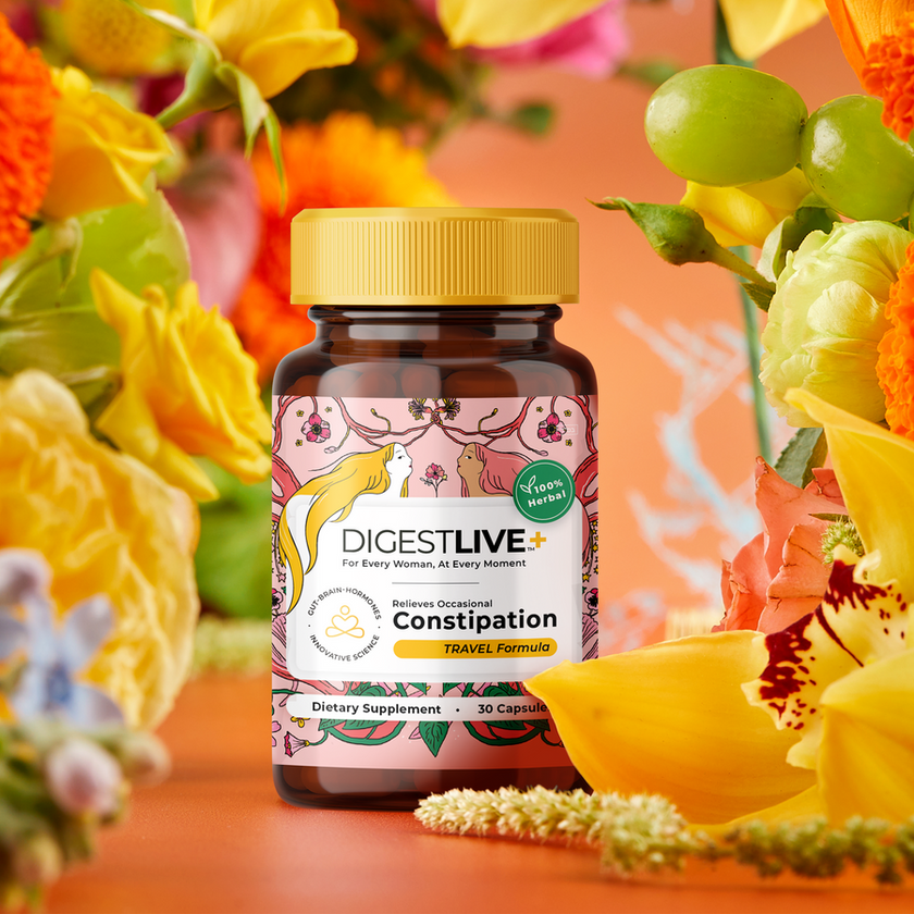 Digestlive 30 Capsules Constipation + Travel Formula
