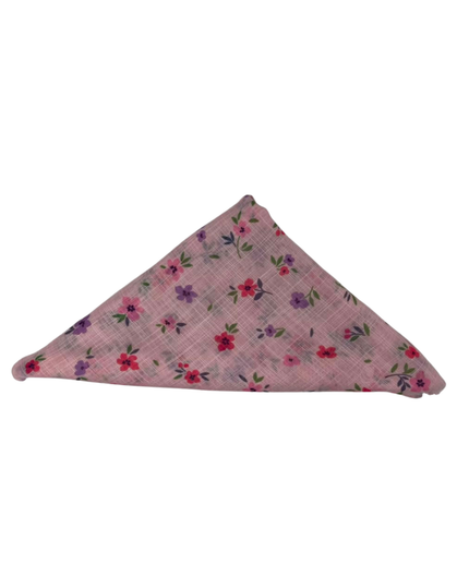 TYED Baby Pink Flower Triangle with Full Non Slip Grip