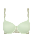 Chantelle Green Powder Champs Elysees Molded Underwire Bra Mysefingerie.com