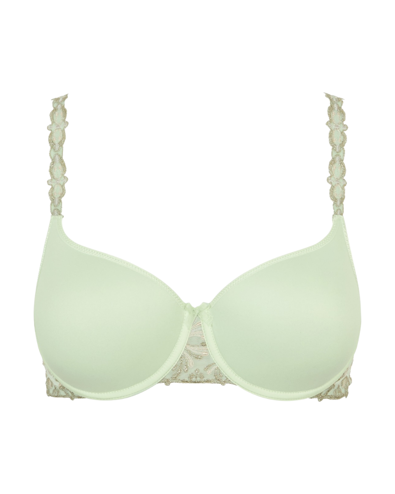 Chantelle Green Powder Champs Elysees Molded Underwire Bra Mysefingerie.com