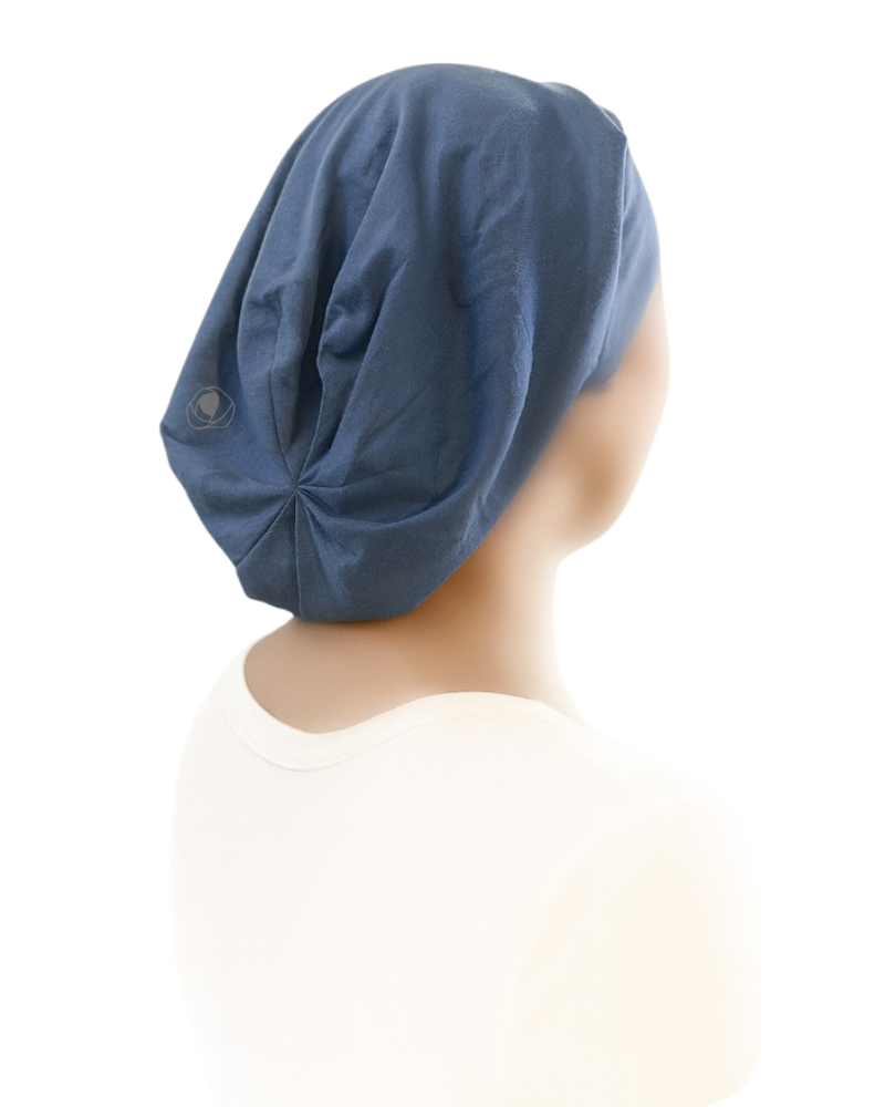 Ahead BN2755 Denim Blue Adjustable Swim Beanie Myselflingerie.com