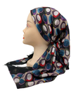It's Younique OB-BUB-MU Multicolor Bubbles Pre-Tied Open Back Bandanna with Velvet Grip Myselflingerie.com