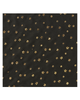Cherie SP310A-BKG Black/Gold Foil Flowers Adjustable Pre-Tied Open Back Bandanna Myselflingerie.com