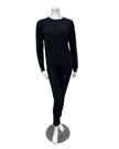 Aspen Dream BLSB + BBP Black Miley Long Sleeve Top & Joggers Bamboo Pajamas Set Myselflingerie.com