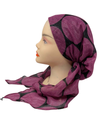 Ahead Fuschia Pulse Point Classic Fit Pre-Tied Bandanna