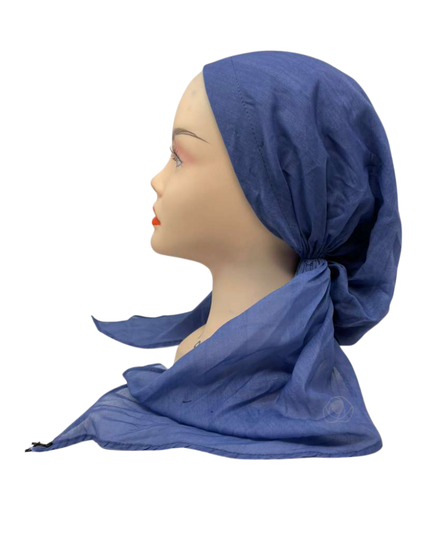 Ahead P2768 Blue Shadowline Classic Fit Pre-Tied Bandanna Myselflingerie.com