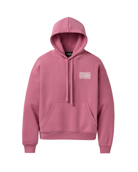 UGG Dusty Orchid UGG Logo Hoodie Myselflingerie.com