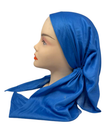 It's Younique OB-SOL-ROY Solid Royal Blue Pre-Tied Open Back Bandanna with Velvet Grip
