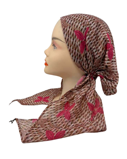 Ahead P2806 Coral Loomlight Classic Fit Pre-Tied Bandanna