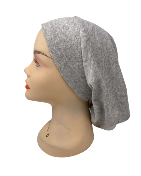 Triple Up SS602 Heather Grey Terry Sleeping Snood Myselflingerie.com