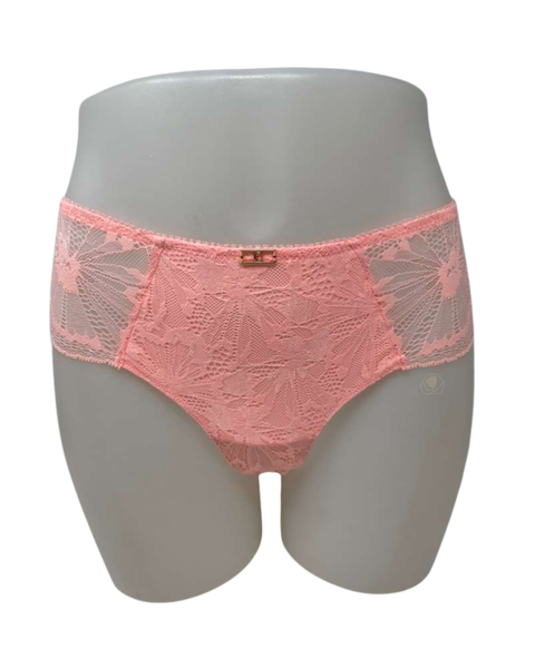 Chantelle Fluorescent Pink Muse Lace Hipster Myselflingerie.com