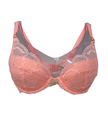 Chantelle Fluorescent Pink Muse Lace Push Up Bra