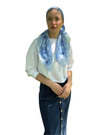 TYED Denim Floral Triangle with Full Non Slip Grip