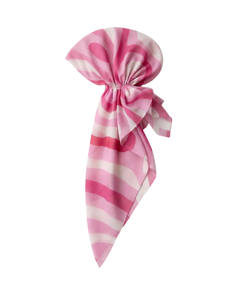 Tie Ur Knot Pretty In Motion Adjustable Pre-Tied Bandanna with Full Non Slip
