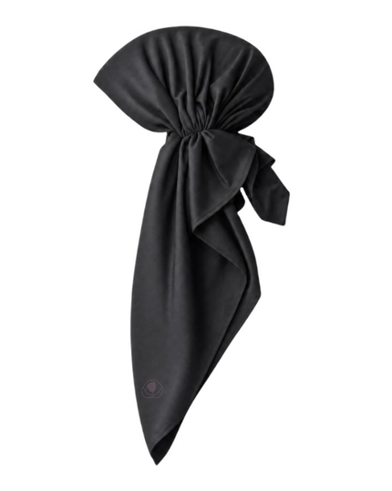 Tie Ur Knot Black Adjustable Pre-Tied Swim Bandanna