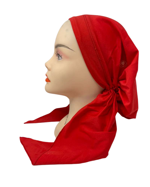 It’s Younique Red Swim Pre-Tied Bandanna with Velvet Grip Myselflingerie.com