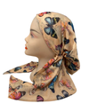 Tal New York Yellow Flutter Pre-Tied Bandanna with Velvet Grip