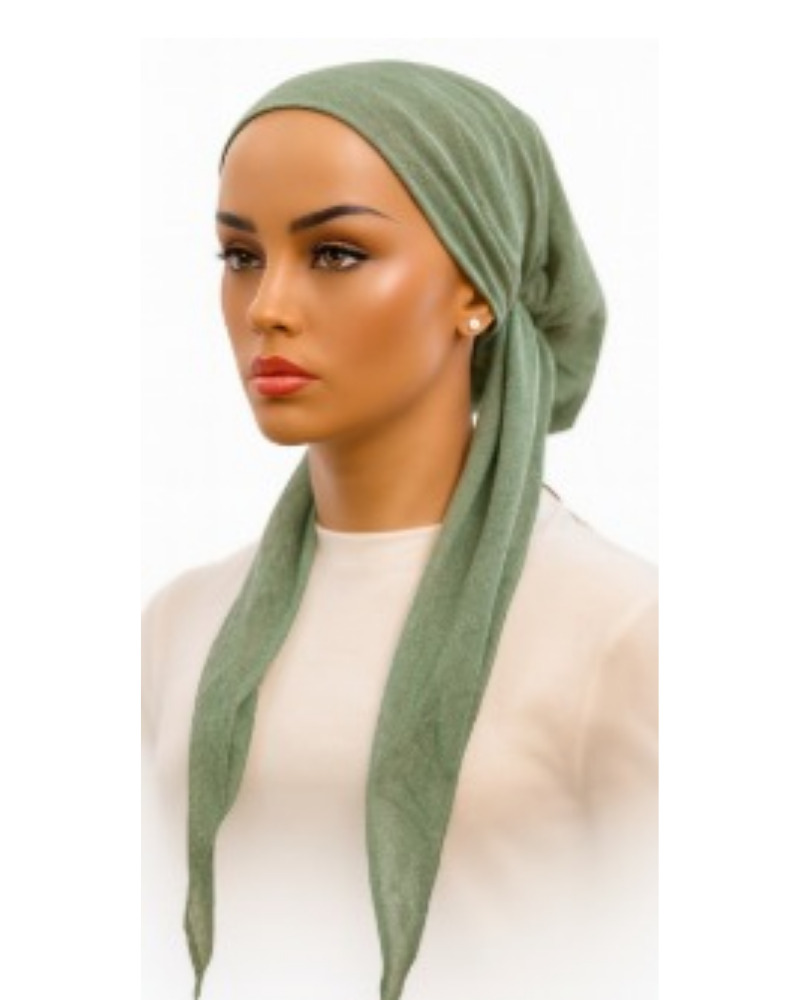 Ahead P2705 Teal Wovara Solid Classic Fit Pre-Tied Bandanna Myselflingerie.com