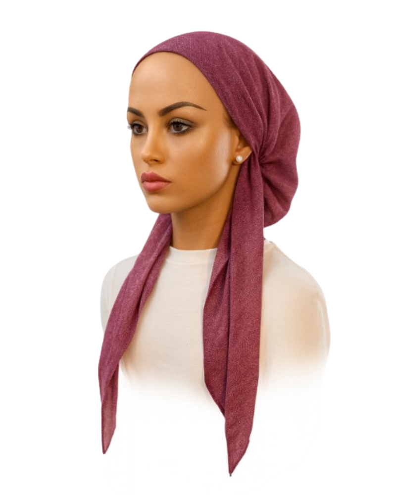 Ahead P2705 Lavender Wovara Solid Classic Fit Pre-Tied Bandanna Myselflingerie.com