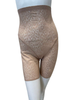 Va Bien 713 Nude Floral Lace Hi Waist Girdle with Legs Myselflingerie.com