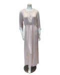 Oh! Zuza Blush Pink Poly Silk and Lace Nightgown