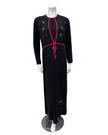 Mega Dreams 357541 Black and Fuchsia String Modal Nursing Nightgown Myselflingerie.com