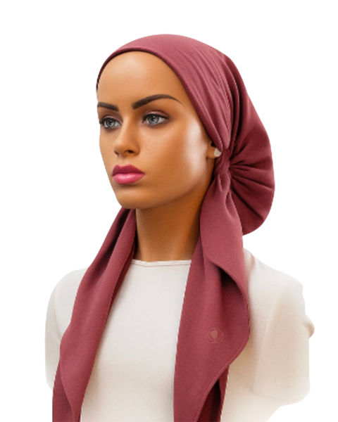 Ahead P2891 Mauve Solidarity Design Classic Fit Pre-Tied Bandanna Myselflingerie.com