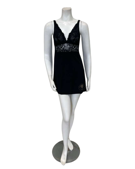 Cosabella CARME2710 Black Carmela Chemise Myselflingerie.com
