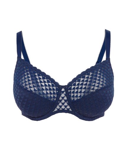 Simone Perele 19Y320 Subtile Midnight Full Figure Underwire Bra Myselflingerie.com