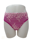 Wacoal 841191 &nbsp;Wild Azalea/Cradle Pink Embrace Lace Hi Cut Brief Myselflingerie.com