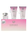 Versace Bright Crystal Pour Femme Perfume, Shower Gel & Lotion Gift Set Myselflingerie.com