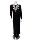 Severine Boutik 411 Taupe Royal Scroll Modal Nursing Nightgown Myselflingerie.com