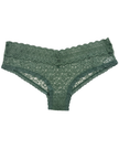 Love Libby C114 Duck Green V-Front Lace Cheeky Bikini Myselflingerie.com