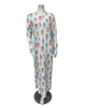 Furstenburg 25380476LI Perfumes & Scents Motifs Button Down Cotton Nightgown Myselflingerie.com