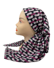 It's Younique Pink Links Pre-Tied Open Back Bandanna with Velvet Grip Myselflingerie.com