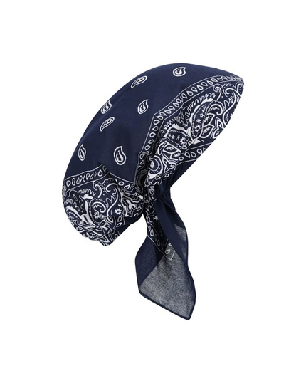 Lizi Headwear SB-SW-26801 Blue Adjustable Pre-tied Sport Bandanna Myselflingerie.com