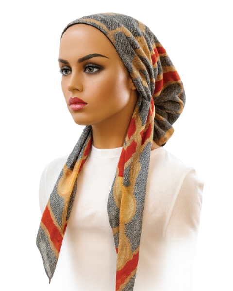 Ahead P2791 Citrus Loop Lineage Classic Fit Pre-Tied Bandanna Myselflingerie.com