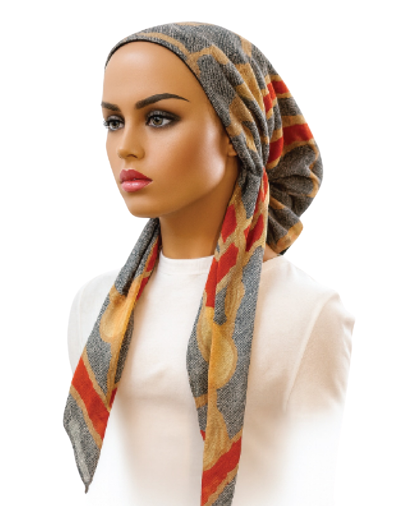 Ahead P2791 Citrus Loop Lineage Classic Fit Pre-Tied Bandanna Myselflingerie.com