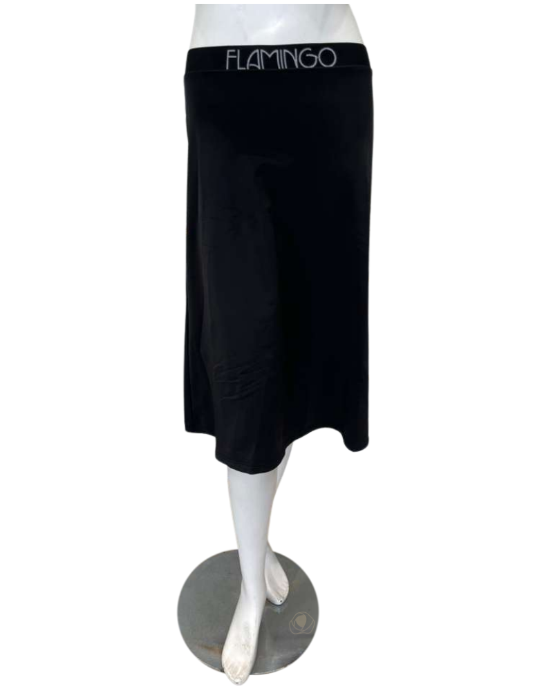 Flamingo 26FL406T-BK Black Swim Skirt with Leggings 26