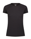 26FL803 Black Mesh Crew Neck Short Sleeve Rash Guard