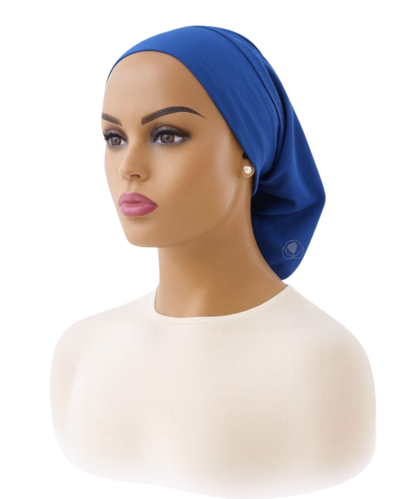 Ahead BN2755 Dazzling Blue Adjustable Swim Beanie Myselflingerie.com