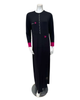 Plush PM N5193 Black Front Pocket Pull On Cotton Nightgown Myselflingerie.com